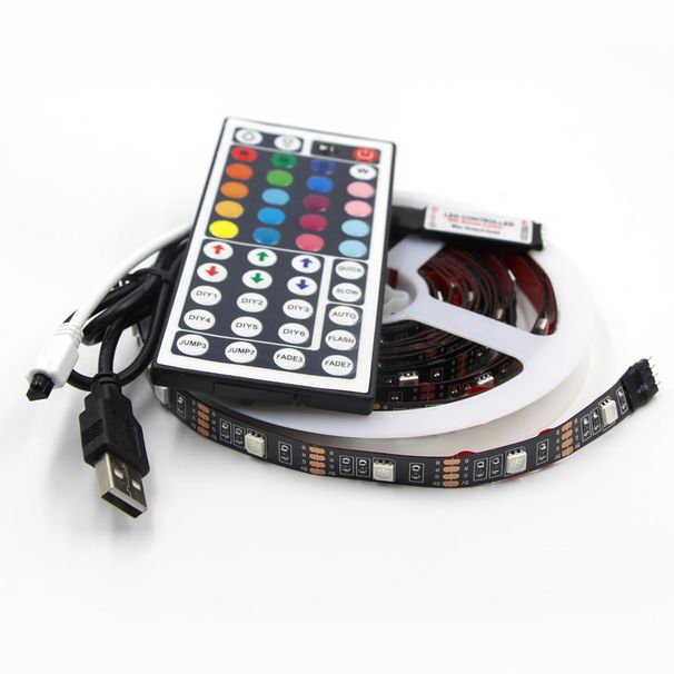 TV Backlight Strip USB Powered LED Bias Lighting for TV Screen and PC Monitor RGB Changing Color Strip Kit With Remote Control_voghion.com