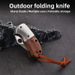 Mini couteau de poche pliable et portable pour le camping et les fruits, haute dureté_voghion.com