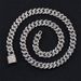 Popular colored diamond Cuban chain necklace new style personalized necklace with multiple sizes available, street style all match hip hop necklace_voghion.com