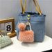 Taschenanhänger, leichter Luxus, kleine Mini-Taschenform, Schlüsselanhänger, süßer Plüsch, Perlenanhänger, Auto-Schlüsselanhänger, Ornamente, Geschenk_voghion.com