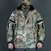 Assault Tactical Jacket – Leichte Militär-Windjacke mit Kapuze und mehreren Taschen (Schwarz/Grün/Camo)_voghion.com