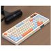 KIMEBOO Front Leopard Wired 98-Key RGB Keyboard Silent Mechanical Feel Gaming Office Color Matching Universal_voghion.com