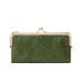 Retro Multifunctional Folding Clip Long Change Bag 2024 New Portable Versatile Multi-Card Women's Mobile Phone Bag_voghion.com