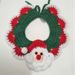 Sciarpa di lana lavorata a maglia per cani e gatti, bavaglino, bavaglino di Babbo Natale, collare per festival_voghion.com