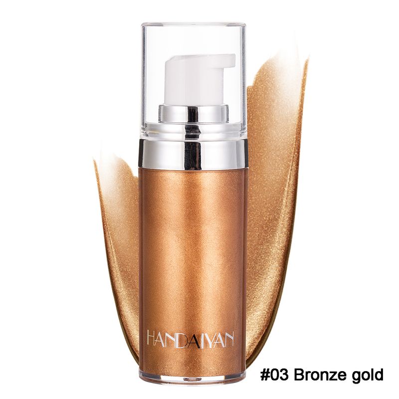 Diamond Glow Textmarker-Puder, Gold, Rosa, Weiß, Funkelnd, einfach zu verwendendes Gesichts-Körper-Kontur-Glow-Illumination-Make-up_voghion.com