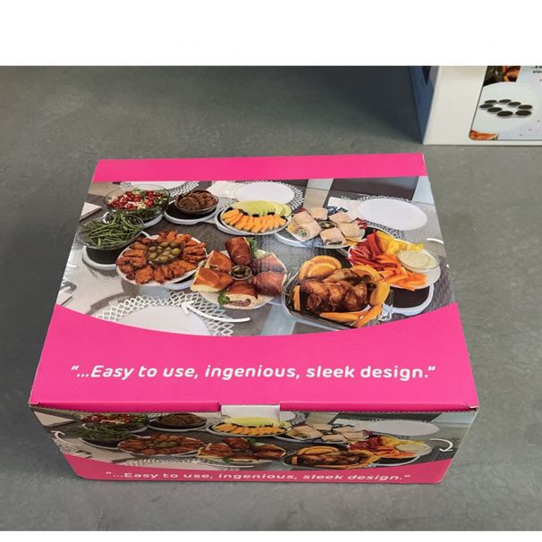 Versatile 20cm Lazy Susan Turntable – Compact Spice Organizer & Dining Helper (White, Pack Of 8)_voghion.com