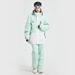 Korean Style Unisex Ski Suit – Windproof & Waterproof Couple’s Ski Jacket & Pants Set | Thermal Insulated Snowboarding Outfit For Men & Women_voghion.com