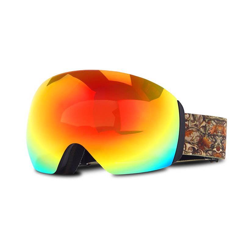 Ski goggles with large spherical surface adults, double-layer durable anti fog ski goggles, skiing equipment for men and_voghion.com