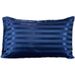 Satin Stripe Jacquard Pillowcase Envelope Closure For Hair & Skin Care (Set Of 2)_voghion.com