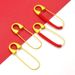 New Style Gold-Plated Baby Calming Brooch DIY Handwoven Anti-Frightening Safety Pin Protective Cover Positioning Bead_voghion.com