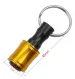 Destornillador de aleación de aluminio con vástago hexagonal de 1/4 de pulgada, soporte para puntas, barra de extensión, adaptador de tornillo de taladro, llavero de liberación rápida fácil_voghion.com