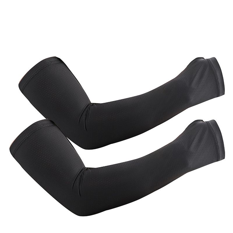 Men's Fingerless UV Protection Arm Sleeves - UPF 50+ Cooling & Breathable For Driving, Cycling, Hiking, Outdoor Activities​_voghion.com