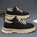 Martin Boots Spring New Breathable Workwear Men's Trend Versatile Thick Soled Sports Casual Board Trendy Shoes_voghion.com