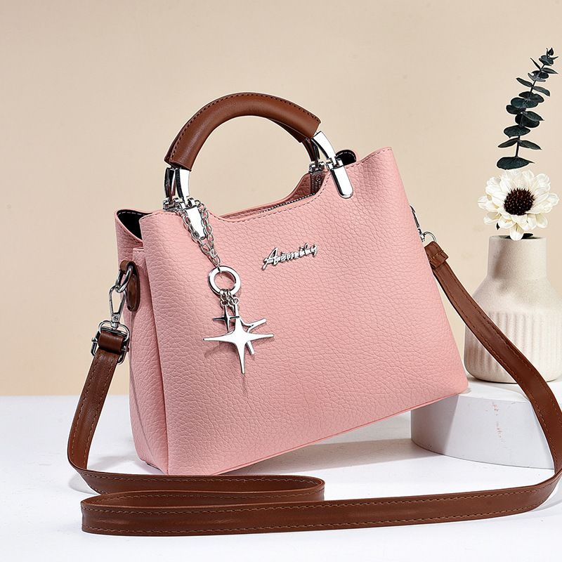 Dame high-end mode alsidig enkelt skulder crossbody 2025 midaldrende mor taske stor kapacitet håndtaske trend_voghion.com