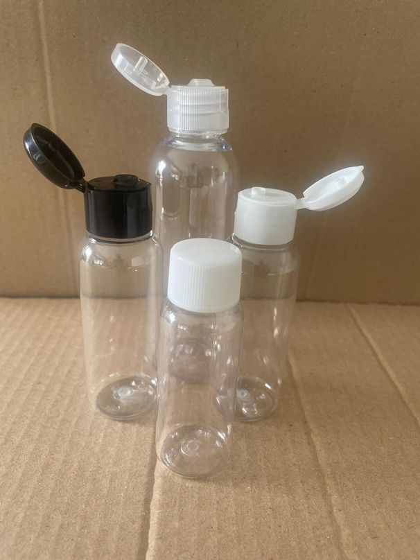 30ml 50ml 100ML Empty Plastic Bottles Travel Caps For Hand Gels & Lotion UK_voghion.com