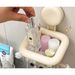 Wall-mouted Suctio Cup Towel Storage Box, Dual-use For Dry Ad Wet, Super Cute Cartoo Desig, Perfectly Fits_voghion.com
