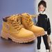 Children's Classic Martin Boys' Yellow Outdoor Spring And Autumn Style Girls' Trendy Cool Prairie Short Boots_voghion.com