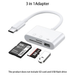 3 In 1 TF SD Card Reader OTG 20 Connector For Samsung Xiaomi Book USB Type C Memory Adapter_voghion.com