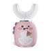 Cartoon Little Dinosaur U Shaped Children's Electric Toothbrush 3 6 12 Years Old With Toothpaste Rechargeable Waterproof Sonic Baby Toothbrush_voghion.com