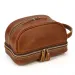 New Crazy Horse Toiletry Multifunctional Genuine Leather Storage Makeup Top Layer Cowhide Men's Clutch Bag_voghion.com