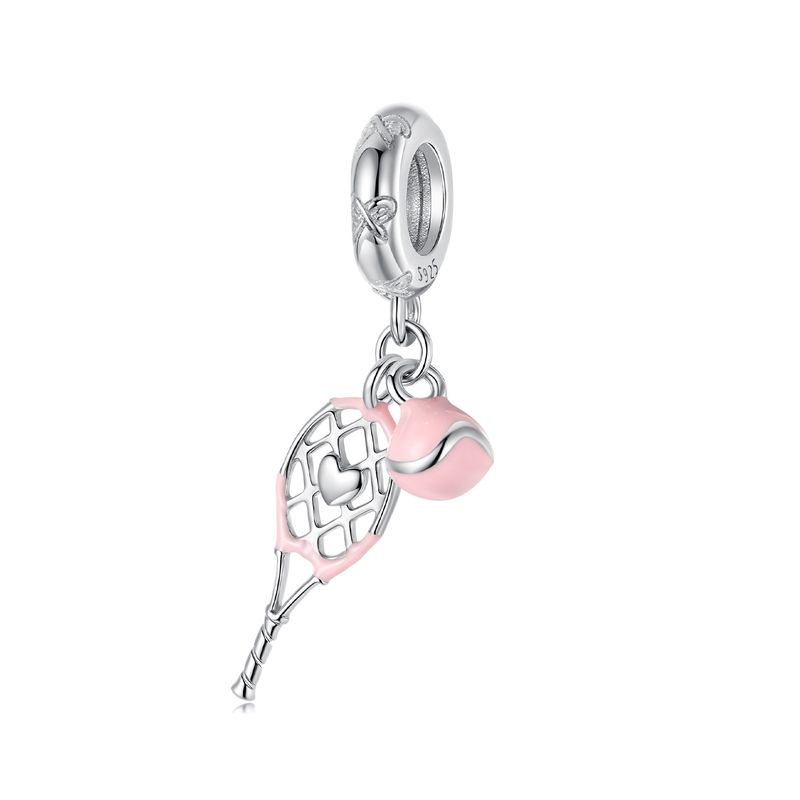 Ciondolo a forma di tennis in argento sterling, SCC3081_voghion.com