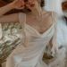 Kvinders Intimates Ice Silk Natkjole Lys Luksus Hjemmetøj Pure Temptation Suit_voghion.com