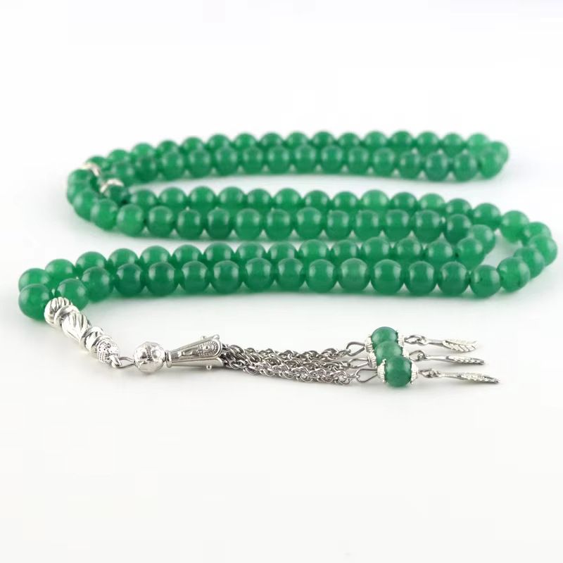 6 mm * 99 K krelles 8 mm * 99 krelles 10 mm * 99 krelles Dienvidaustrumāzijas musulmaņu lūgšanu krelles_voghion.com