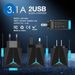 US Standard 5v2a Charging Head Multi-port Dual Usb Suitable For Android European Standard 12W Mobile Phone Fast Charging Charger_voghion.com