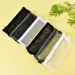 Clear Exam Pencil Case S/L Transparent Simple Mesh Zipper Stationery Bag School_voghion.com