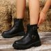 Vintage Martin boots women's new autumn and winter explosive motorcycle boots single boot snow boots_voghion.com