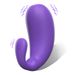 Mini-Masturbator in Auberginenform mit doppelter Stimulationspunktfunktion, wasserdicht, leicht zu transportieren, komplett aus Gummi, Vibrationsfunktion, tragbar._voghion.com