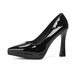MTX 105-1 Spitz zulaufende Stiletto-Absätze für Damen, bequeme, einfarbige Ultra-High-Heels, sexy, wasserdichte Plateau-Absätze mit flachem Mund_voghion.com