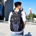 Satin Large Capacity Backpack Men, Double Shoulder Casual Travel Bag, Laptop Backpack, Bag For Middle School College Students,_voghion.com