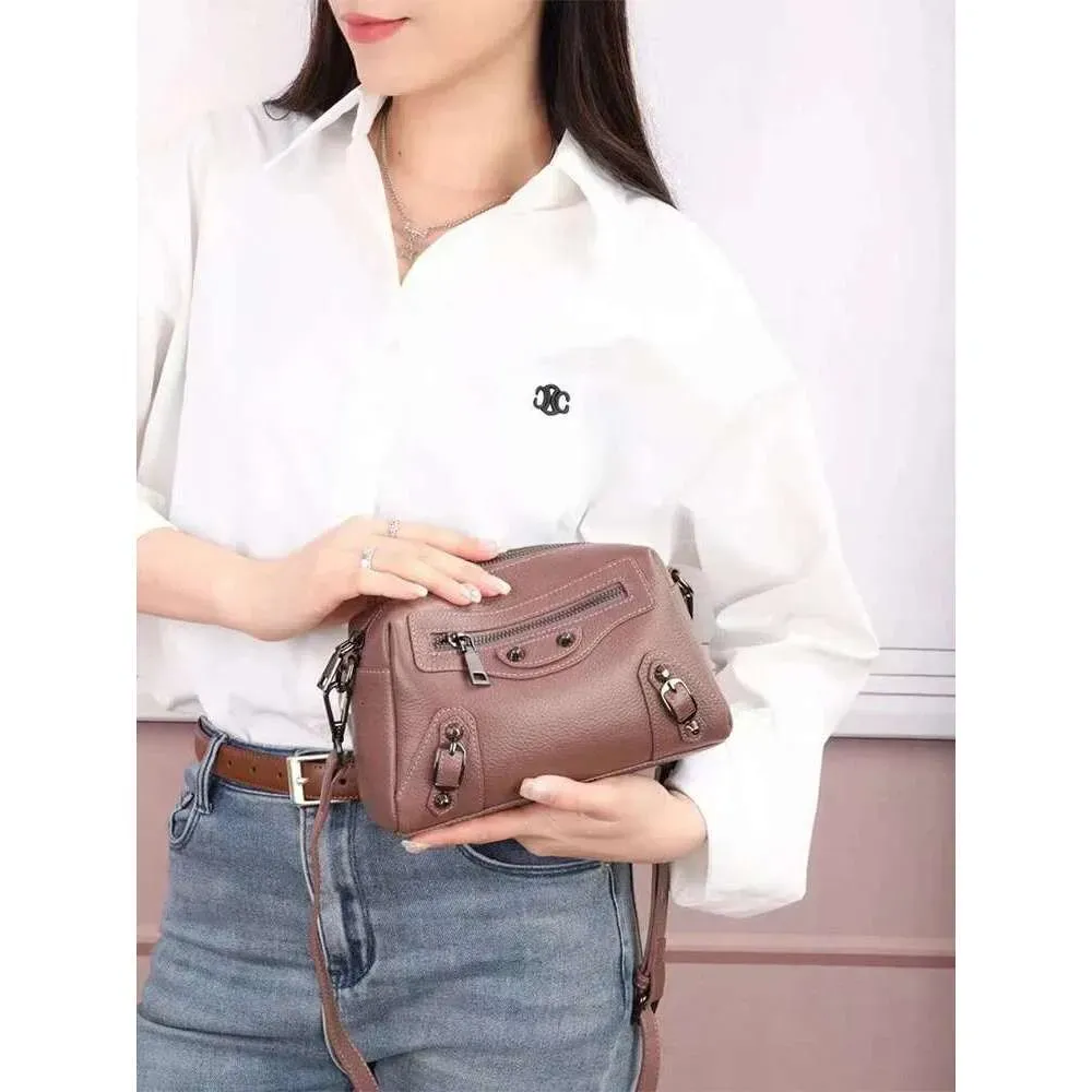 Designer 2025 Mode frauen Rindsleder Messenger Einfarbig Classics Weibliche Zipper Einzelnen Schulter 2024 Hohe Qualität_voghion.com