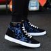 Zees Spring High-Top stile coreano studente tela scarpe casual da uomo alla moda scarpe da ginnastica invernali giovanili all'ingrosso_voghion.com
