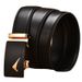 Men's Automatic Buckle Belt Genuine Two Layer Cowhide Automatic Buckle High End Men's Trouser Belt Business_voghion.com