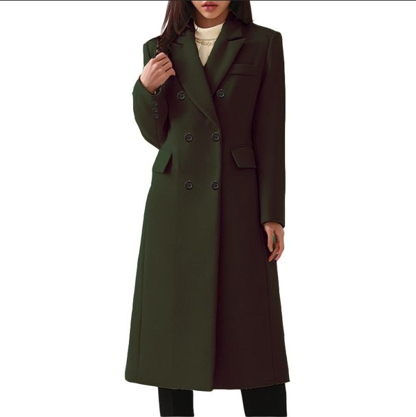 Women's Clothing autumn and winter webmaster large size woolen women's coat woolen coat seven colors and eight sizes_voghion.com