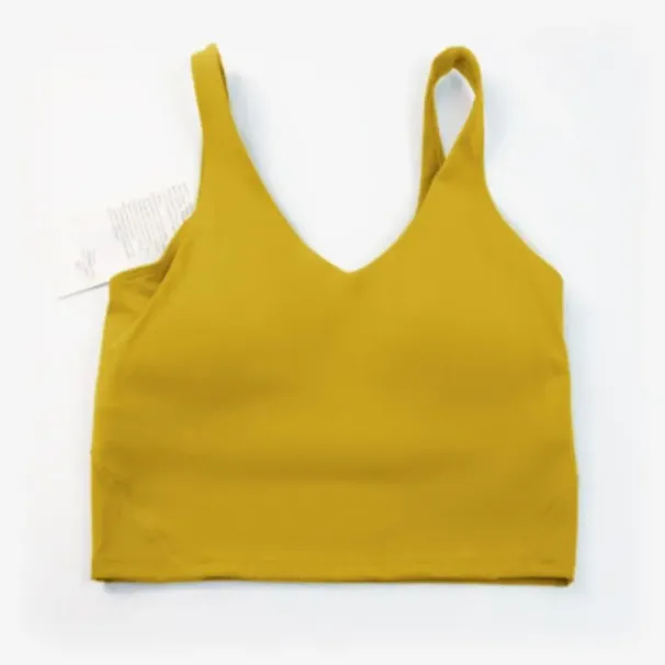 align tank top u gym clothes yoga outfit quick dry women casual running nude tight sports bra fiess vest sport underwear_voghion.com