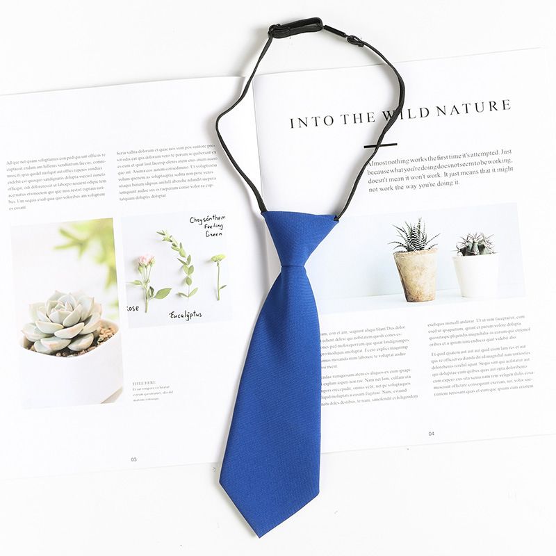 Children's Small Tie Boys Girls Short School Uniform Class Performance Graduation Elastic Shirt Accessory_voghion.com