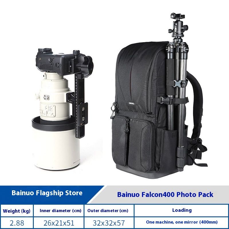 Benro Falcon 800 400 Dubbele Schouder Slr Professionele Cameratas Regenhoes_voghion.com