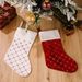 Home & Garden New Christmas Decoration High-end Christmas Stocking Red Christmas Stocking Gift Bag Tree Hanging Gift Socks_voghion.com