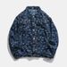 2024 autumn and winter new fashionable loose denim casual cashew flower men's jacket_voghion.com
