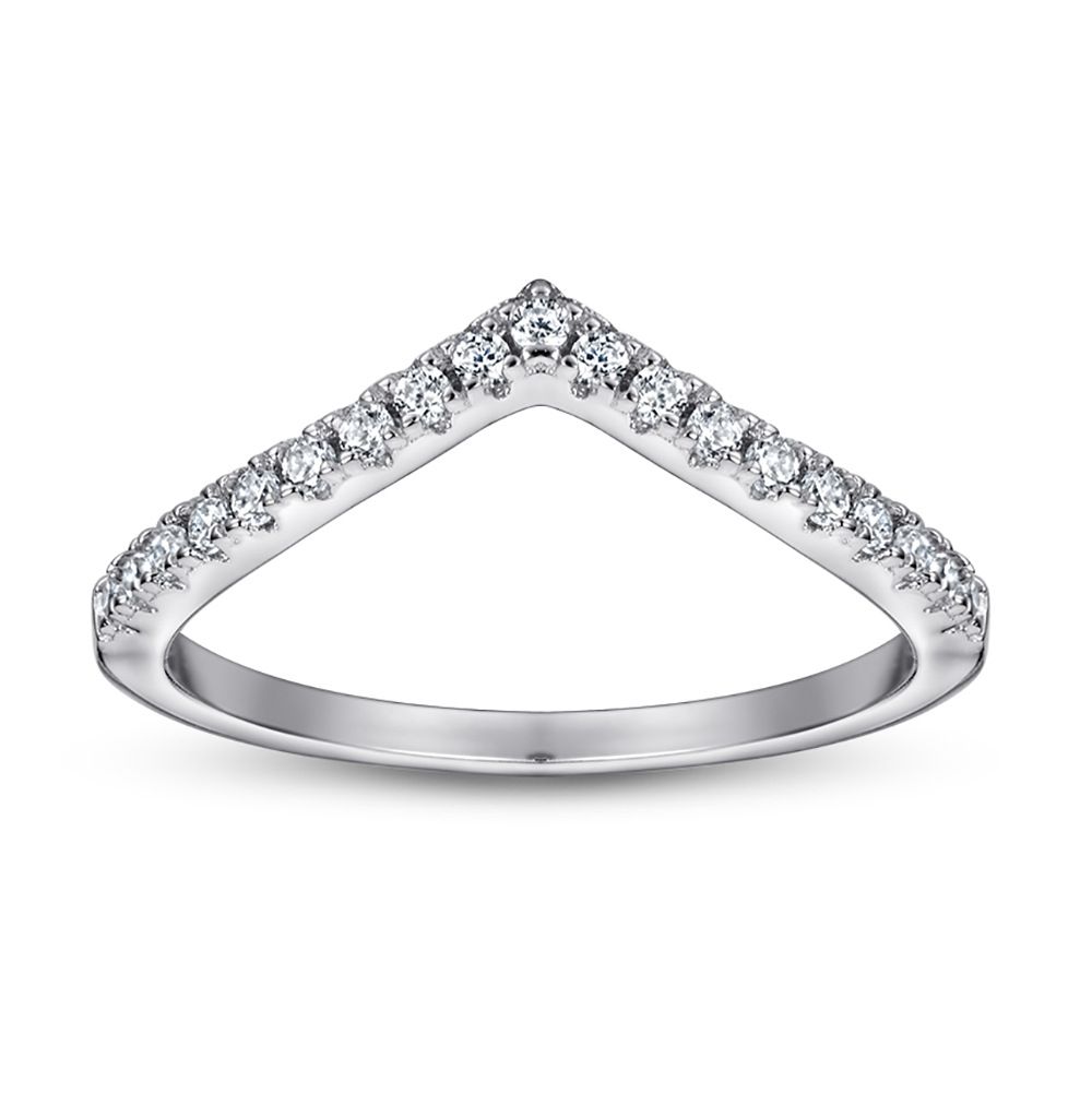Ensemble de bagues symétriques en diamant – Bagues empilables en argent sterling 925 (3 pièces)_voghion.com