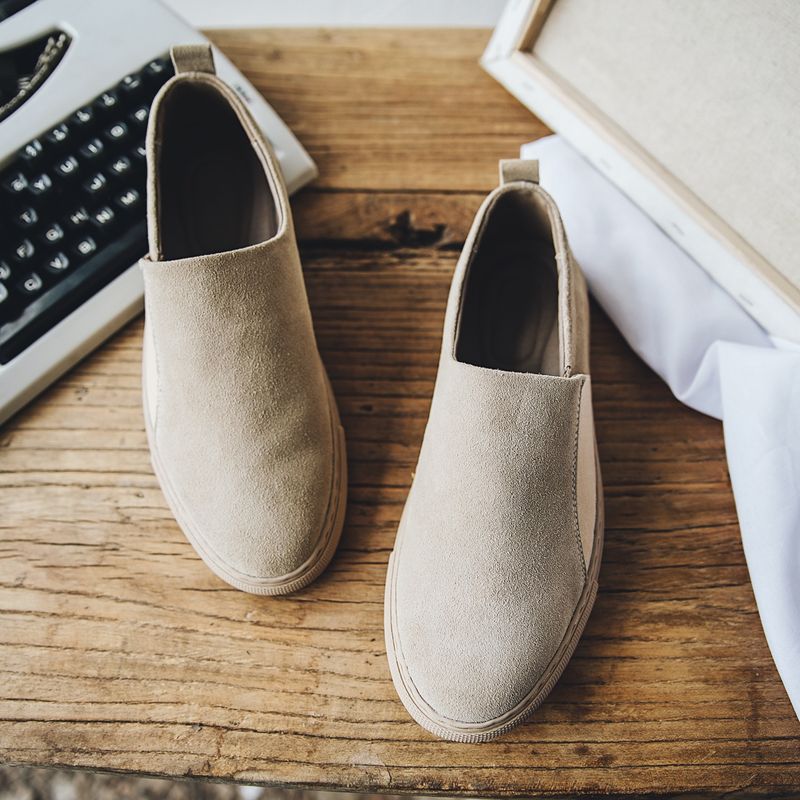 BUFFNY 2025 Printemps Nouveau Style Polyvalent Confortable Paresseux Une Étape Décontracté Tendance Personnalisé Mode Le Fu Chaussures Pour Hommes_voghion.com