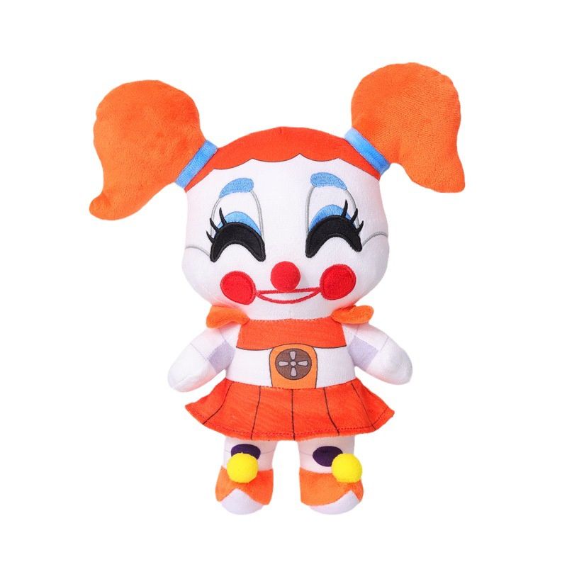 Plush Fnaf Bear Toy Night Game Clown Girl Stuffed Toy By Jili 25cm Short Customizable Plush_voghion.com