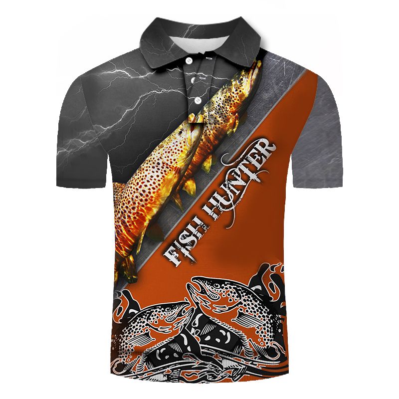 Nové letní 3D tisk Graffiti Streetwear Polo trička pánská ležérní módní polo chlapci s krátkým rukávem cool topy_voghion.com