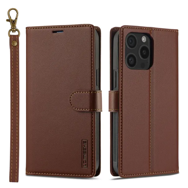 2 in 1 Removable Flip Leather Case For iPhone 15 16 Pro Max 14 13 12 11 Pro XS Max XR 7 8 Plus SE Magnetic Wallet Card Cover_voghion.com