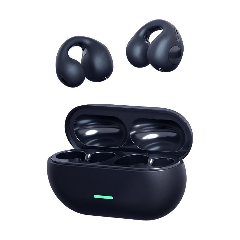New Bluetooth Ear Clip True Wireless Bone Conduction 5.3 Stereo Call Earphones_voghion.com