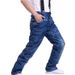 Jeans Sci Antivento, Impermeabile, Spesso, Caldo e Durevole Pantaloni di Cotone_voghion.com