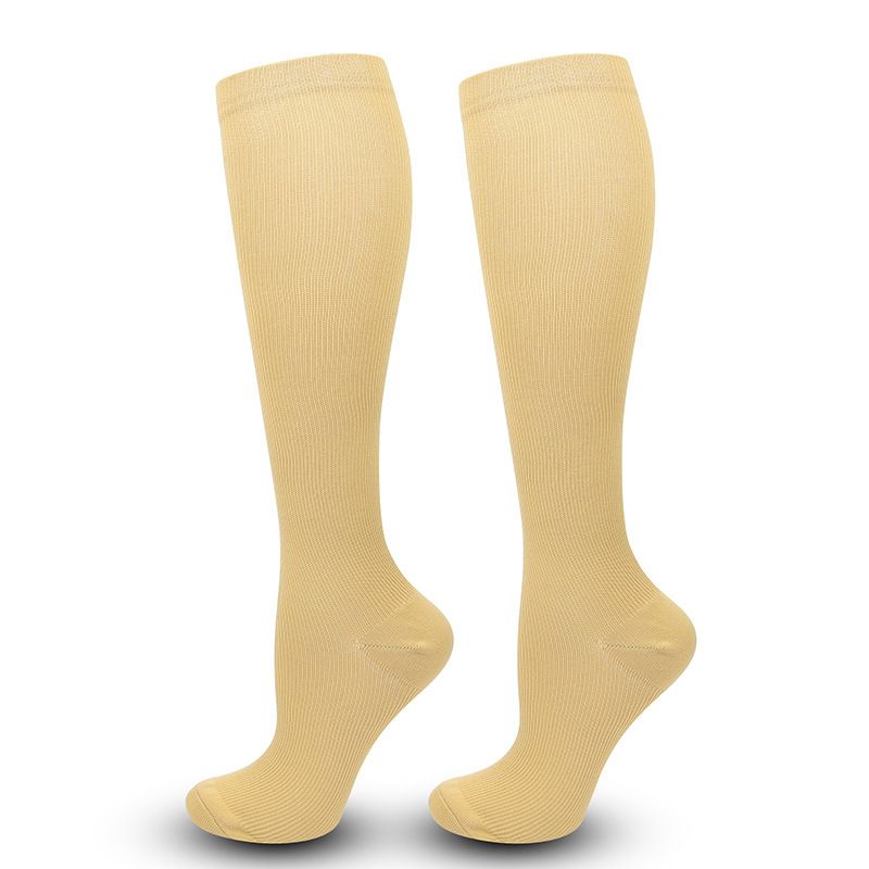 Sport-Drucksocken für Männer und Frauen, Wadensocken, Fitness, Laufen, elastische Socken_voghion.com